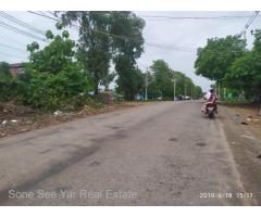 (SL6-001883),For Sale Land,Thanlyin Township တြင္ေျမကြက္ေရာင္းရန္ရွိသည္။