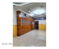 SA5-002982, ၁၀ လမ္း လမ္းမေတာ္ၿမိဳ႕နယ္တြင္ ျပင္ဆင္ၿပီး ေျမညီတိုက္ခန္းေရာင္းရန္ရွိပါသည္။