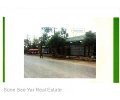 (RL 15 - 00131) Rent Land Kannar Main Road Ahlon TSP တြင္ 10 Years ေျမကြက္ ဌားရန္ရိွပါသည္ ၊၊